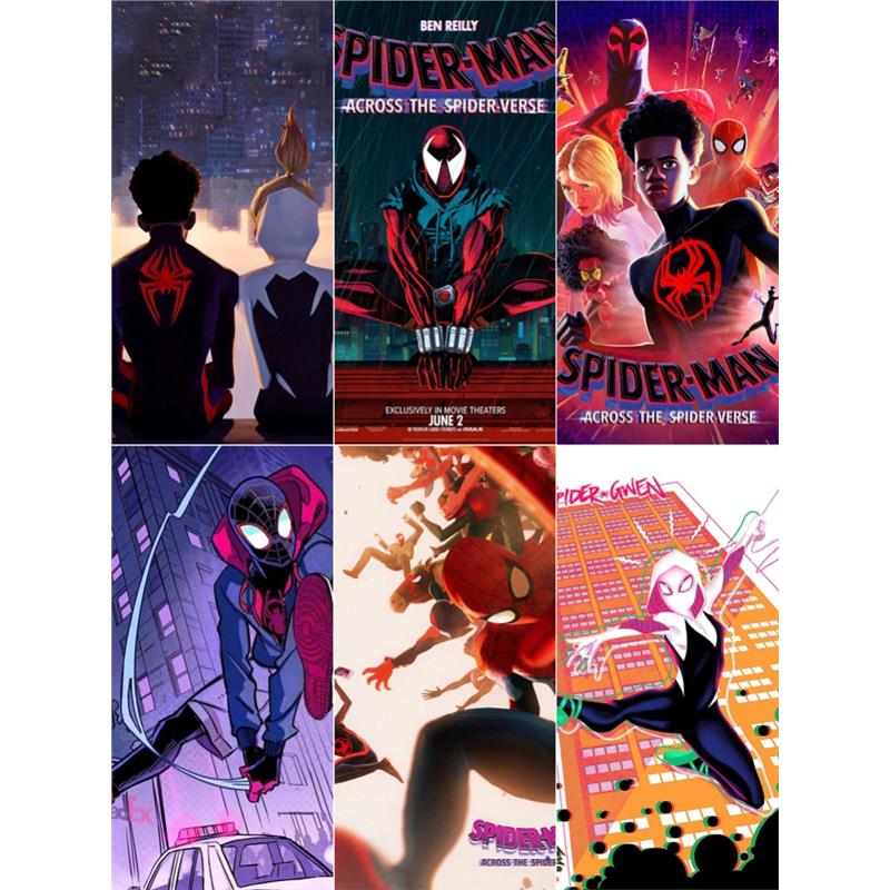 宇宙定制周边超大电影墙贴宿舍漫威平行宇宙海报迈尔斯纵横蜘蛛侠