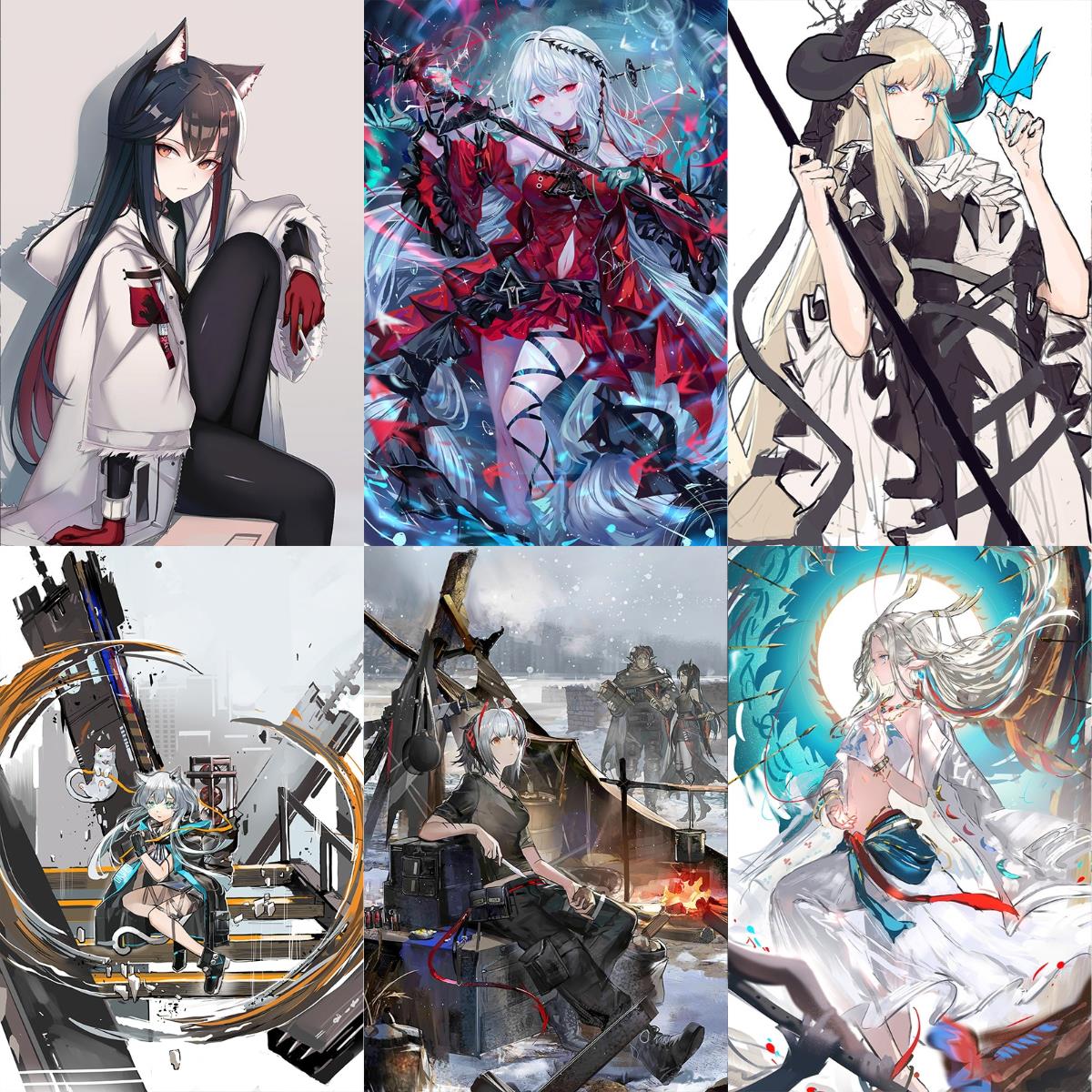 周边阿红挂博士米娅海报壁画斯天使游戏能贴纸陈夕卡蒂方舟墙明日