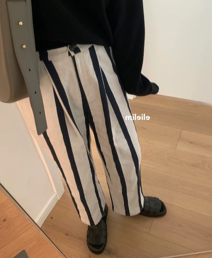 富尔大码定制女装肥妹妹mm垂感条纹阔腿夏高腰宽松显瘦休闲九分裤,女装/女士精品,大码裤装,淘宝优惠券,粉丝福利购,淘宝优惠卷