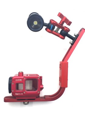 gopro8狗8潜水摄影支架单灯套装bubblescuba水下摄影灯2500流明