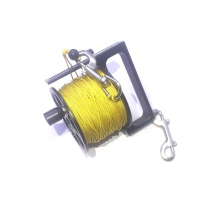 bubblescuba铝合金技潜洞潜大线轮120米大马力绳2mm线径承重100kg