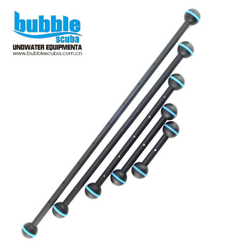 BubbleScuba 双球哑铃臂 潜水摄影灯臂 单反/单电相机配件