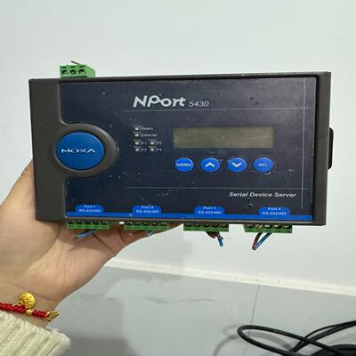 摩莎moxa串口服务器nport5430，拆机一台，实拍图如