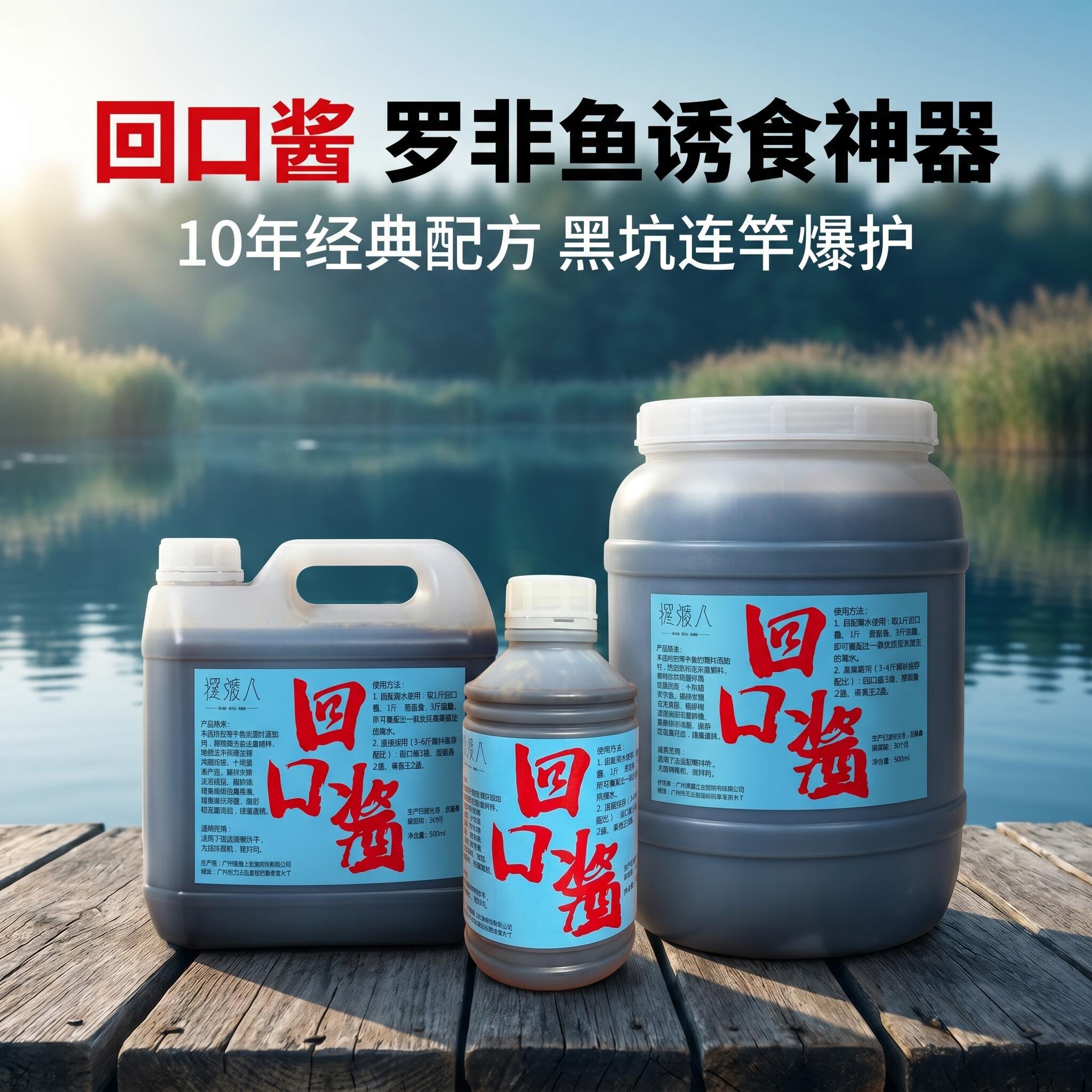 回口酱鱼饵添加剂大包装更实惠