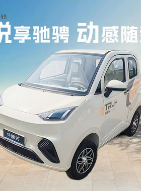 特鲁夫悦动新款高端电轿电动四轮车老年代步车老头乐成人家用