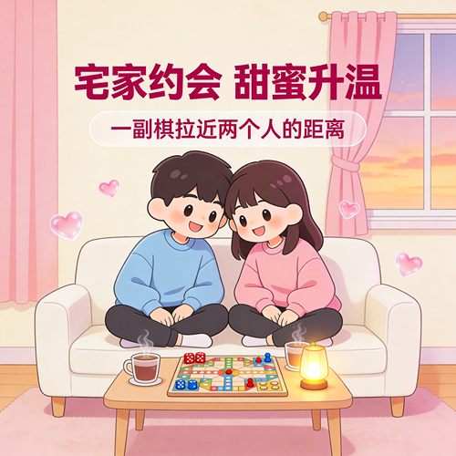 情侣双人飞行棋互动升温合作桌游
