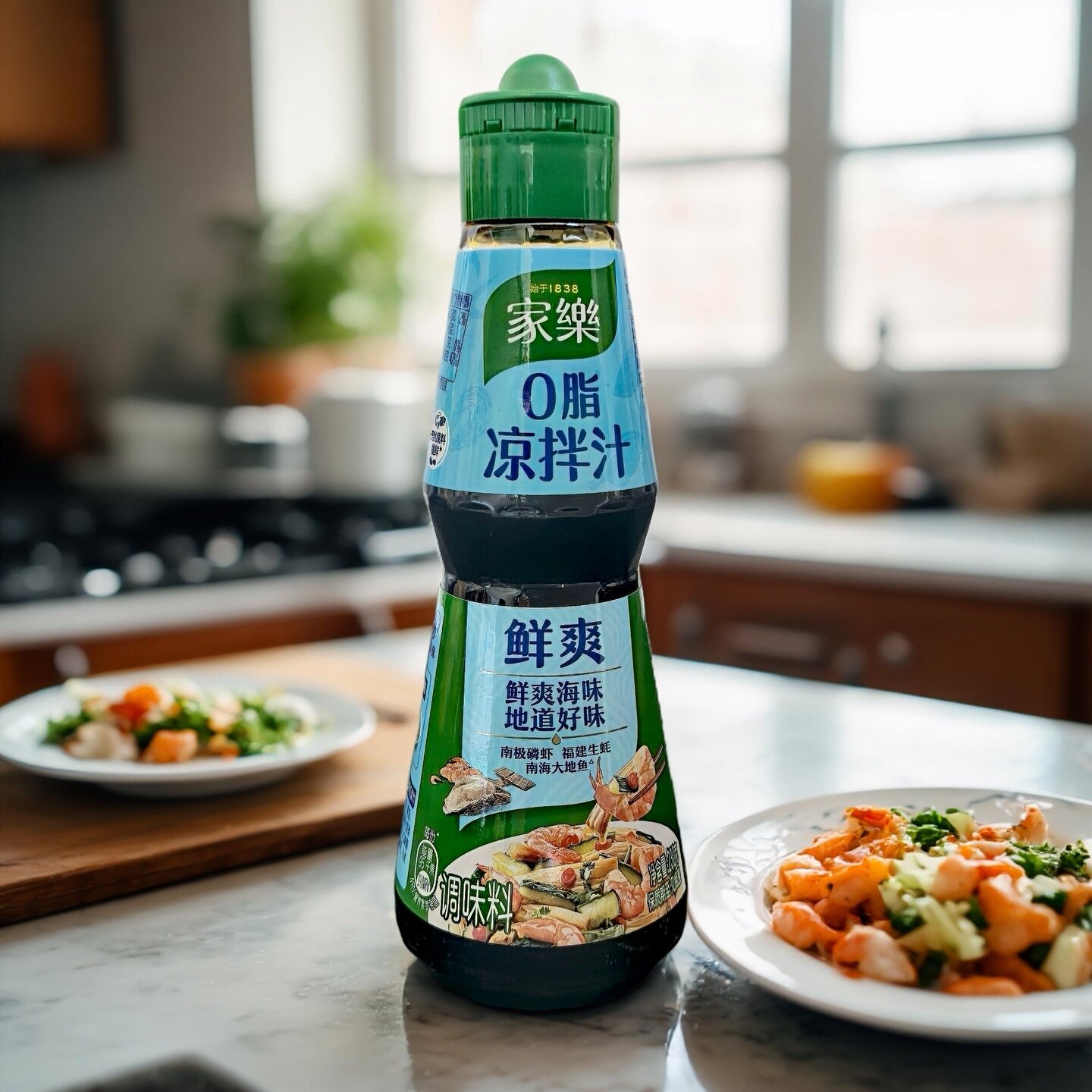 家乐凉拌汁鲜爽海鲜味调味料230g椒麻酸辣健康低卡家用厨房调味汁