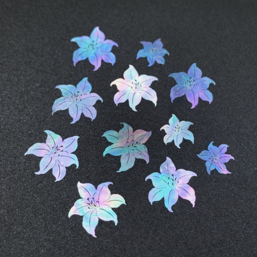 百合花螺钿片白蝶贝夜光贝片珍珠母贝片大漆漆器漆画漆艺镶嵌材料