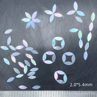 米粒螺钿片铜钱马眼白蝶贝夜光贝片大漆漆器漆画漆艺镶嵌材料首饰