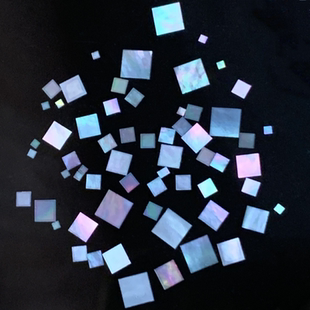 方形螺钿片贝壳片贝edc母片大漆螺钿漆器螺钿漆画漆艺镶嵌材料DIY