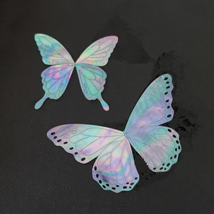 蝴蝶螺钿片白蝶贝大漆螺钿贝壳片漆器漆画漆艺传统纹样镶嵌材料