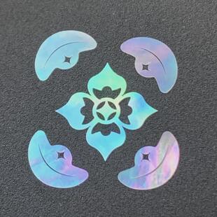 元宝花螺钿片白蝶贝夜光贝片珍珠母贝片大漆漆器漆画漆艺镶嵌材料