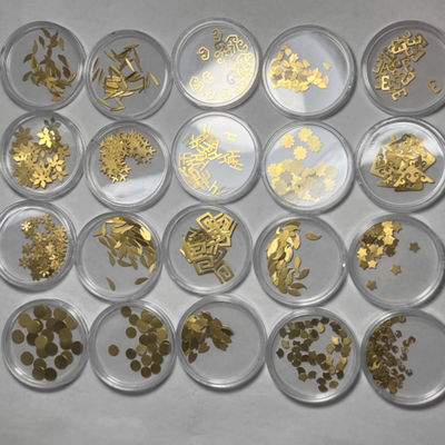 黄铜片 仿金 平脱 大漆漆器铜片镶嵌材料 非遗漆艺漆画材料 螺钿