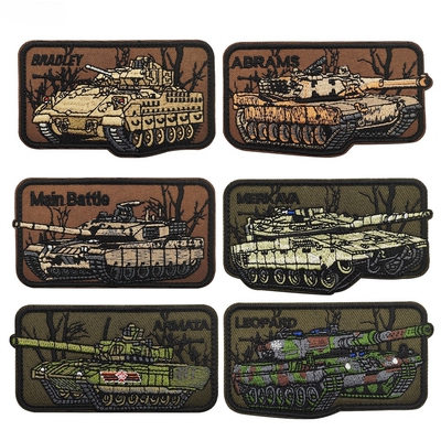 魔术贴各国坦克战车刺绣补丁