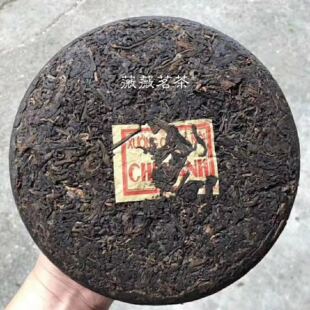 1980年代 河内号 普洱茶 乔木饼茶 无纸包装 茶味樟香 357g