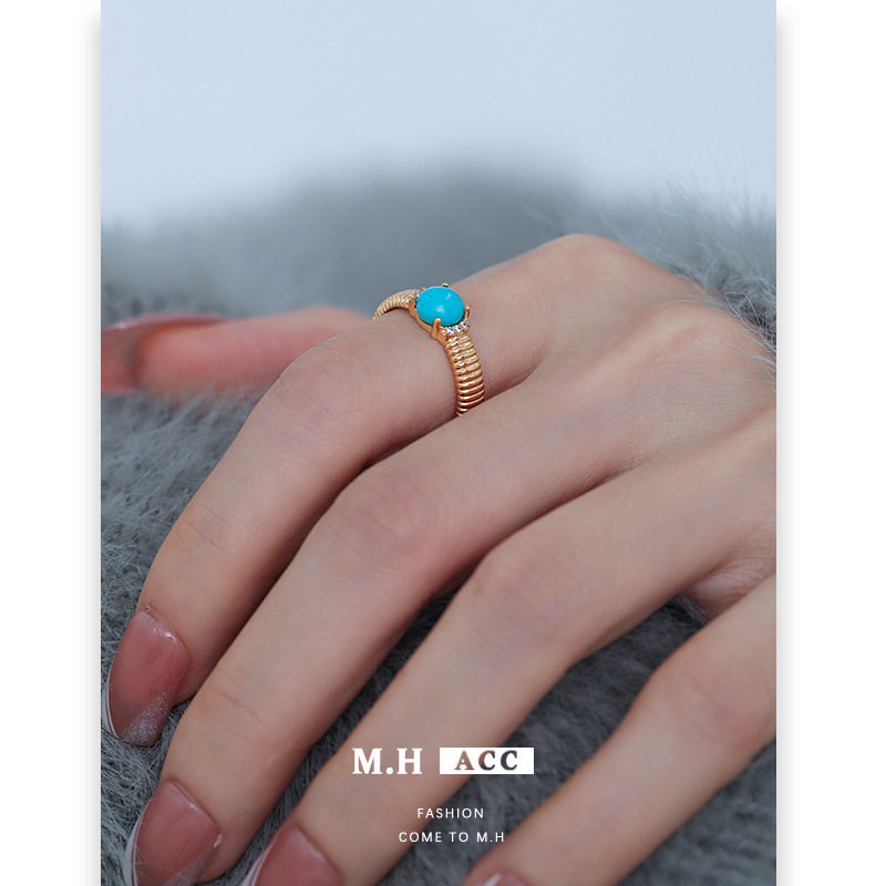 新款个性小众法式复古ins时尚气质戒指轻奢金色通勤简约日常百搭,饰品/流行首饰/时尚饰品新,戒指/指环,淘宝优惠券,粉丝福利购,淘宝优惠卷