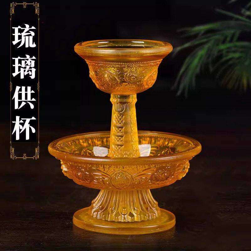 琉璃护法杯尼泊尔修行杯西藏密宗图片