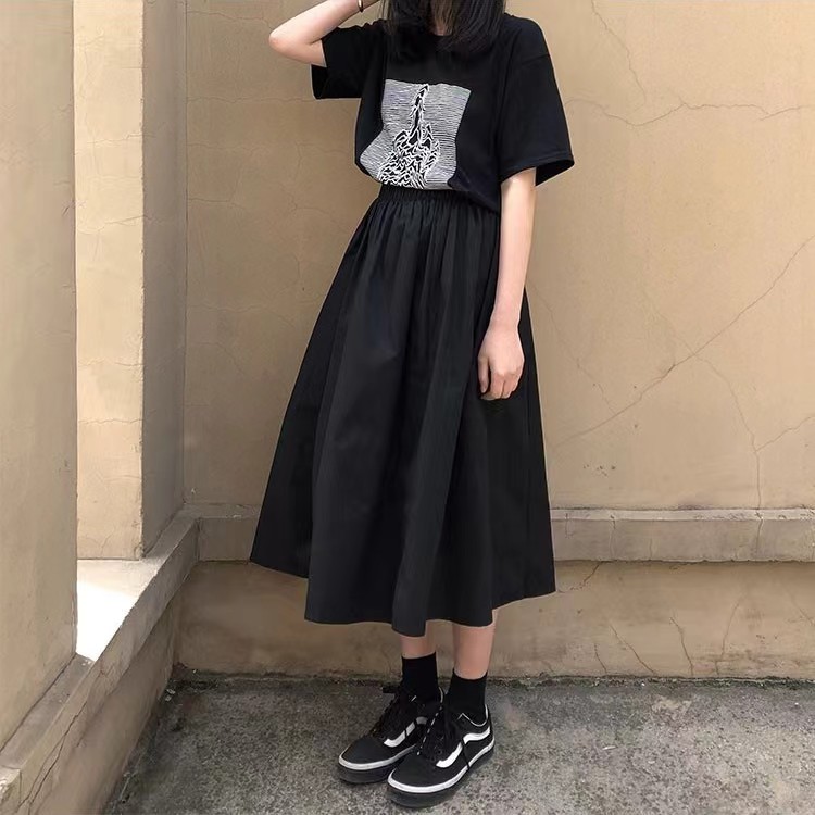 中长裙a字裙西装裙小黑裙伞裙