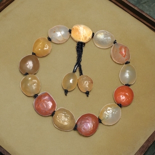 精品天然蒙古血脉原石手链男女水晶手串饰品阿拉善玛瑙原石手链