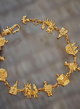 埃及金阿西法星星手链女Bracelet