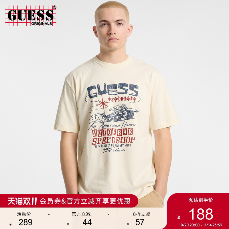 GUESSOriginals宽松短袖T恤