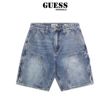 牛仔短裤 GUESS Originals 春男女同款 拼接款 M4GG40D4XY0 24年新款