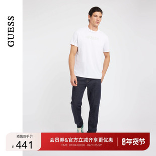 GUESS男士经典基础百搭简约休闲牛仔裤-M5YA14D5QC1