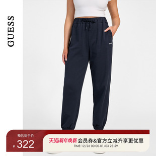 GUESS女士百搭运动针织束脚休闲长裤 V5GB03KCS01
