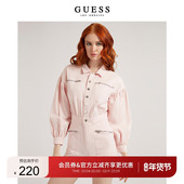 收腰显瘦高腰连体衣 GUESS女士工装 风连体裤 W2GD81D4KV0