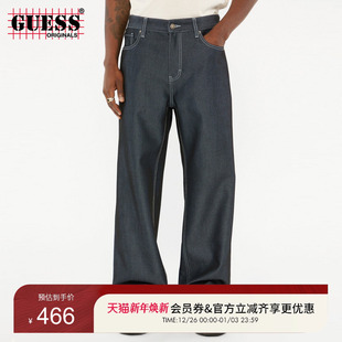 GUESSOriginals男士 M5RG51D5L40 潮流百搭直筒牛仔裤