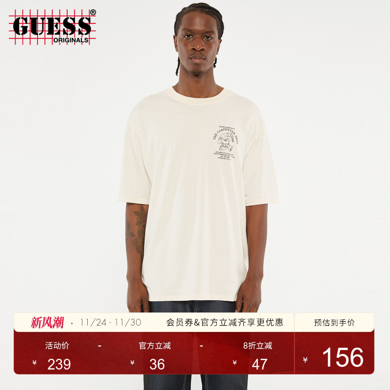 GUESSOriginals休闲短袖T恤