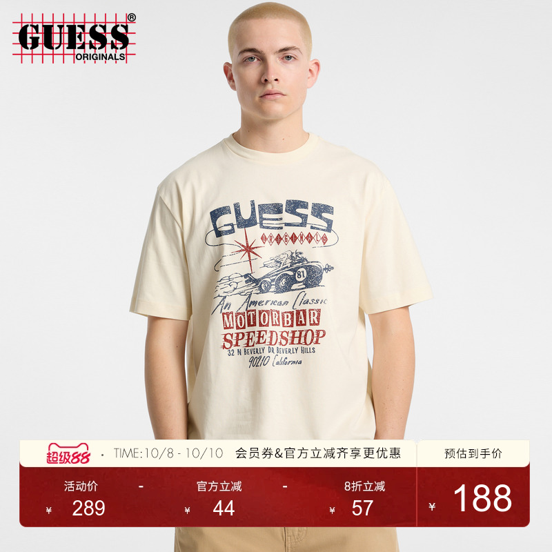 GUESSOriginals宽松短袖T恤