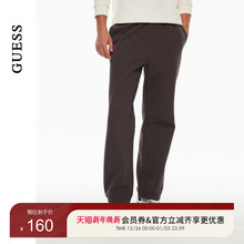 GUESS男士纯色百搭舒适直筒休闲卫裤-X4PB17K2Q40