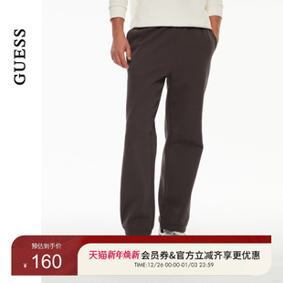 GUESS男士 X4PB17K2Q40 纯色百搭舒适直筒休闲卫裤