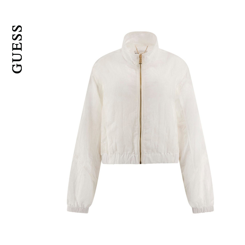 GUESS休闲百搭连帽开衫外套