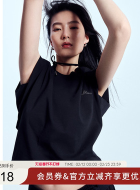 GUESS女士无袖背心款帅酷百搭T恤-W4PI85K2Q40