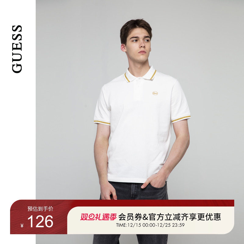 GUESSPOLO领短袖T恤衫