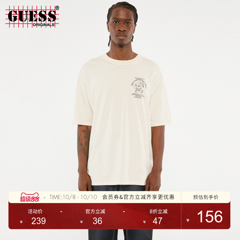GUESSOriginals休闲短袖T恤