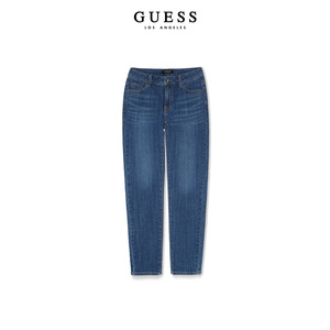 GUESS女士休闲水洗通勤百搭直筒显瘦牛仔裤-RM3D9112K