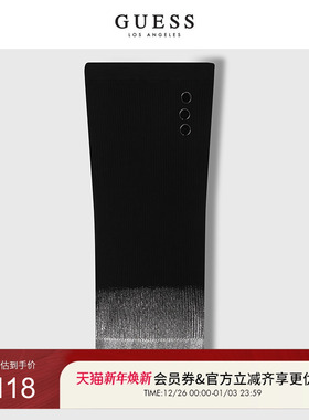 GUESS2020新款秋女士休闲时尚渐变色针织半身裙-W0BD0JZ2IL0-JBLK