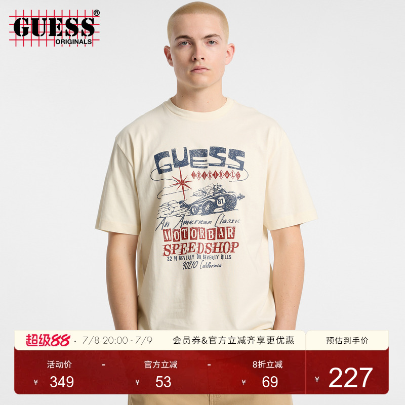 GUESSOriginals宽松短袖T恤