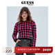 GUESSOriginals春夏女彩色格纹圆领针织毛衣 W2RR37Z33V0
