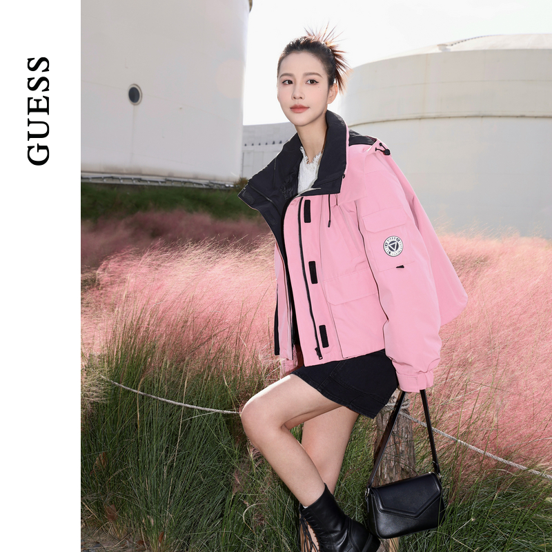 GUESS可拆羽绒内胆两件套