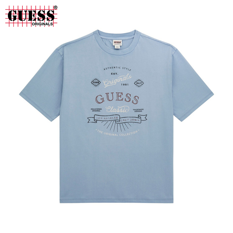 GUESSOriginals休闲圆领短袖T恤