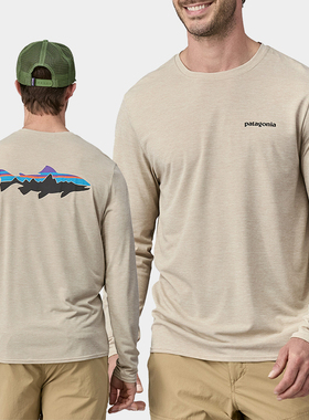 Patagonia Capilene Cool巴塔C1夏季男速干长袖T恤45170 45190