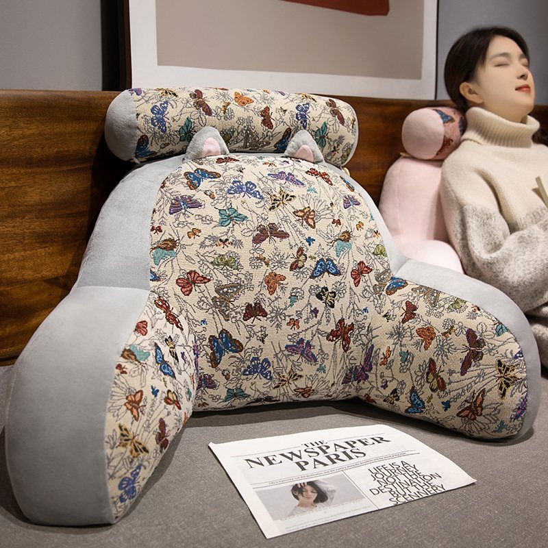 复古风床头靠垫软包护腰靠枕大靠背沙发抱枕床上看书枕宿舍学生夏,居家布艺,床头靠垫,淘宝优惠券,粉丝福利购,淘宝优惠卷
