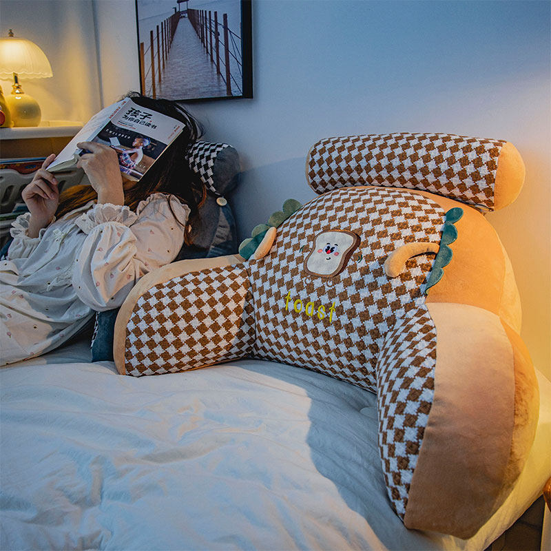 2025新款可拆洗腰半靠背垫特大四季款厚床头软包懒人孕妇沙发抱枕,居家布艺,床头靠垫,淘宝优惠券,粉丝福利购,淘宝优惠卷