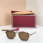 墨镜 个性 jmm 1992复古质感金属方形双模梁休闲太阳眼镜男女款