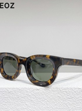 复古JAMESTART遮阳个性圆形墨镜