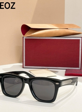 jmm A SPACE ODYSSEY复古粗框大框方圆形男女款墨镜板材太阳眼镜